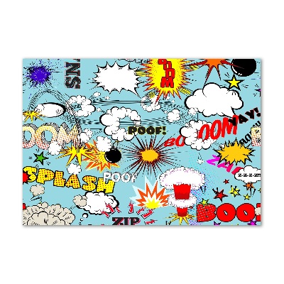 Bild auf glas Comics