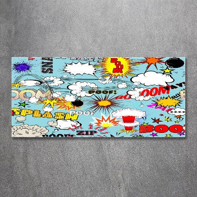 Bild auf glas Comics