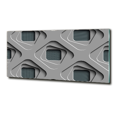 Foto glasbild 3D-Abstraktion