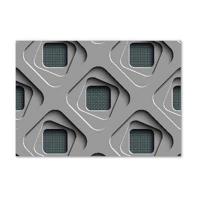 Foto glasbild 3D-Abstraktion