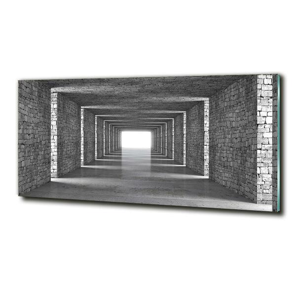 Foto glasbild Ziegeltunnel