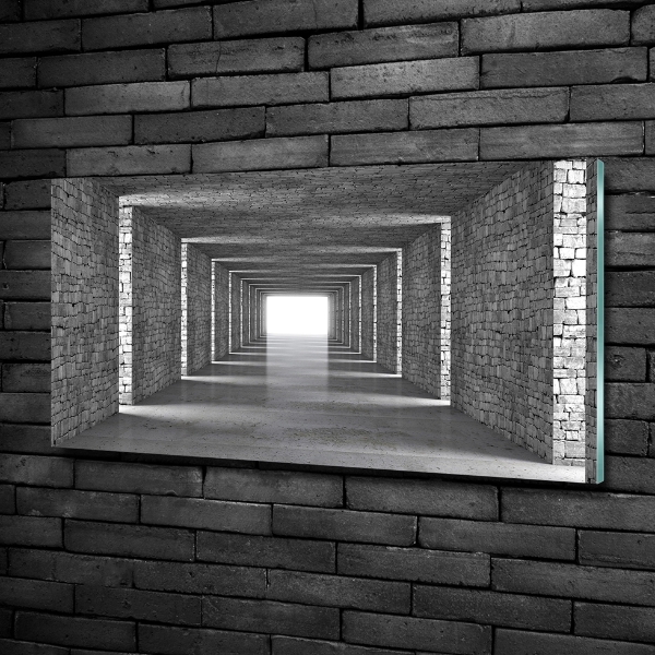 Foto glasbild Ziegeltunnel