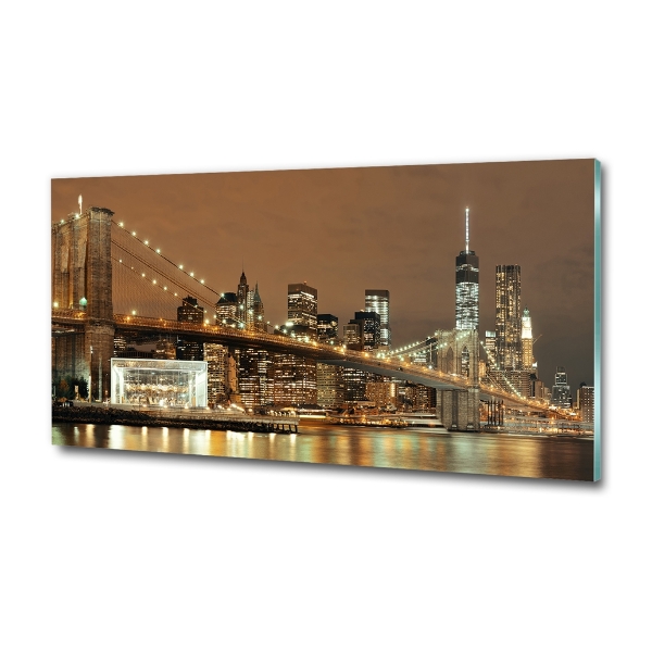 Foto glasbild Manhattan, New York