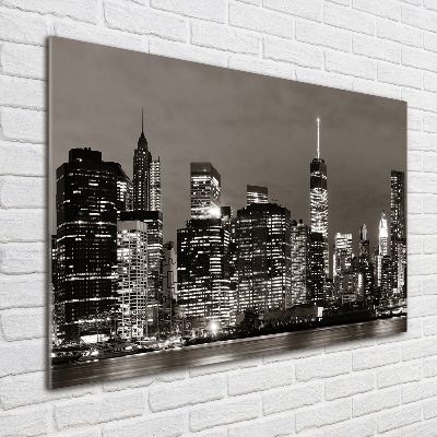 Bild auf glas Manhattan, New York