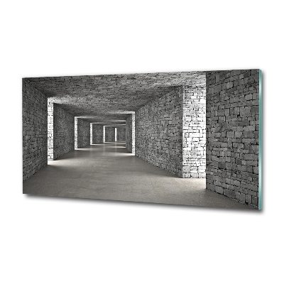 Glasbild Ziegeltunnel