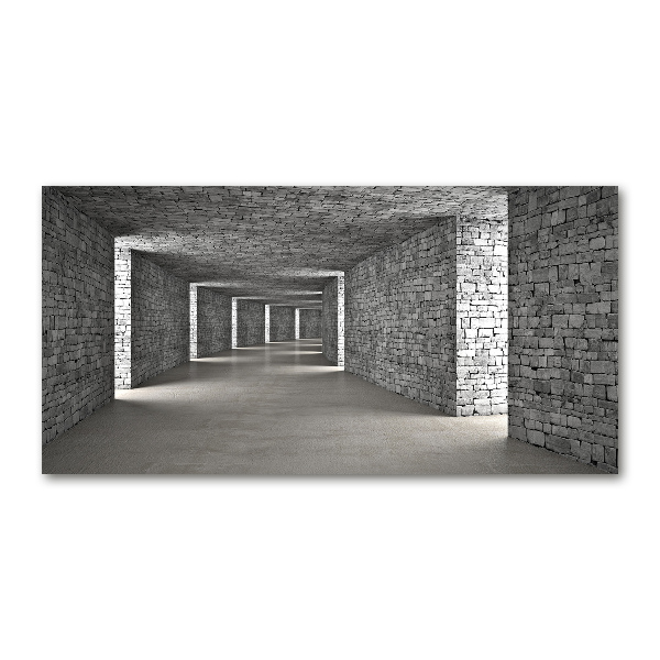 Glasbild Ziegeltunnel