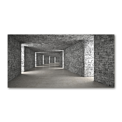 Glasbild Ziegeltunnel