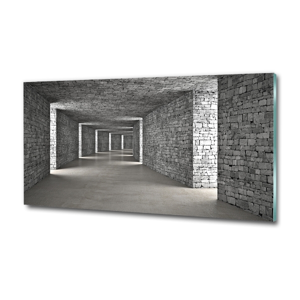 Glasbild Ziegeltunnel