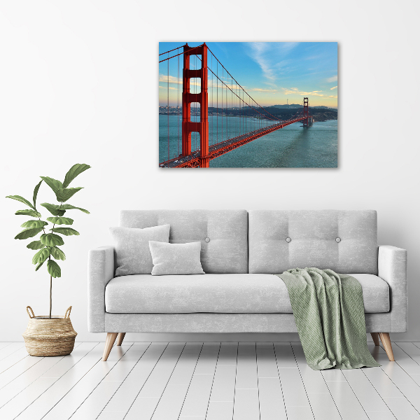 Bild auf glas San Francisco Brücke
