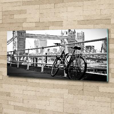 Bild auf glas Radfahren in London