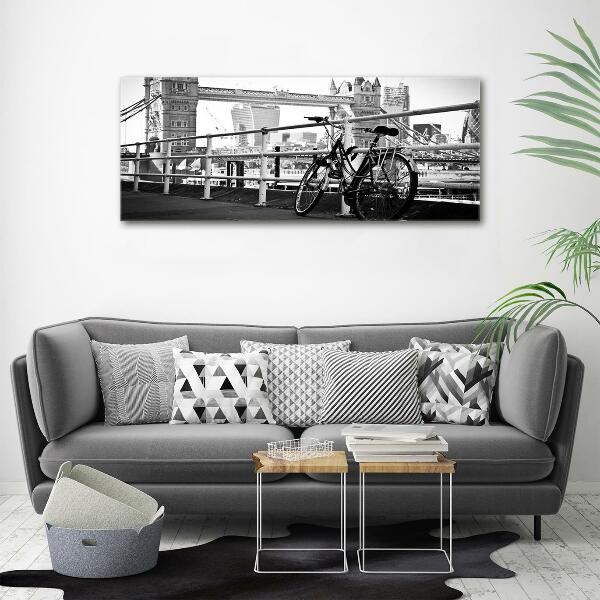 Bild auf glas Radfahren in London