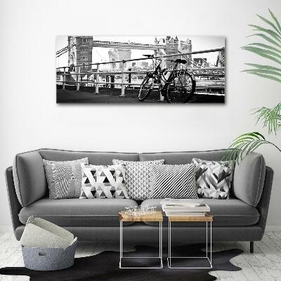 Bild auf glas Radfahren in London