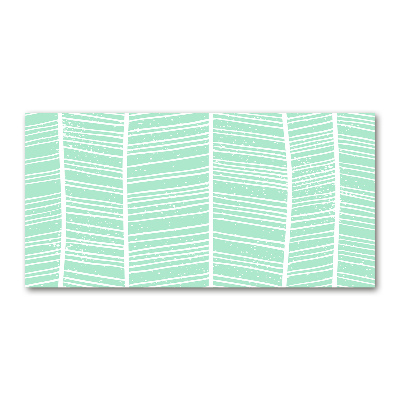 Glasbild Fischgrätmuster