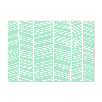 Glasbild Fischgrätmuster