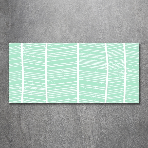 Glasbild Fischgrätmuster