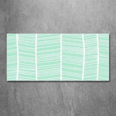 Glasbild Fischgrätmuster