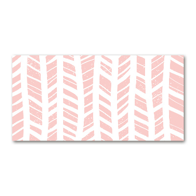 Foto glasbild Fischgrätmuster