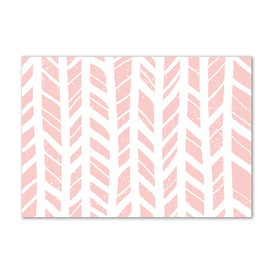 Foto glasbild Fischgrätmuster