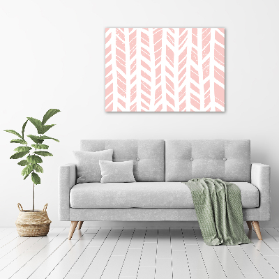 Foto glasbild Fischgrätmuster