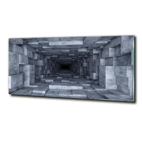 Glasbild Tunnel