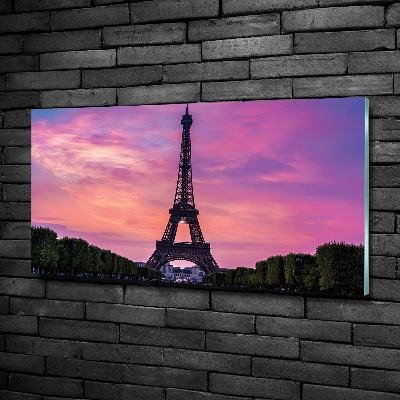 Glasbild Eiffelturm Paris