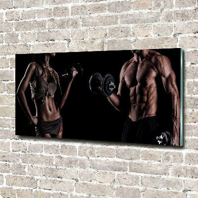 Bild auf glas Muskelaufbau