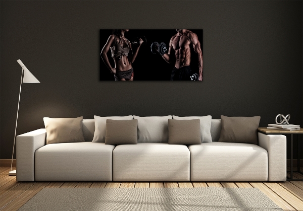 Bild auf glas Muskelaufbau
