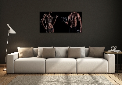 Bild auf glas Muskelaufbau