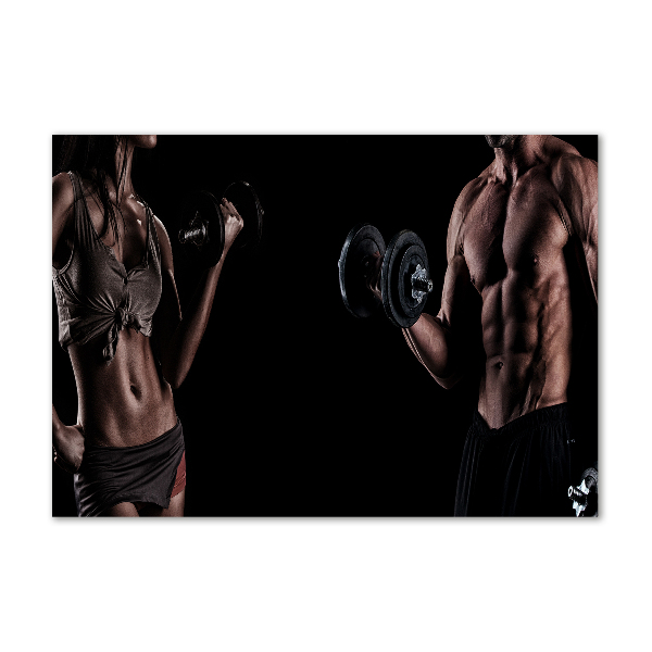 Bild auf glas Muskelaufbau