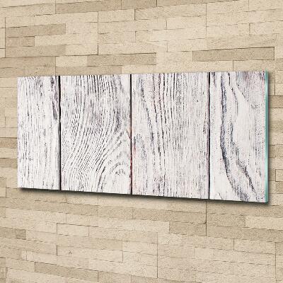Glasbild Holzwand