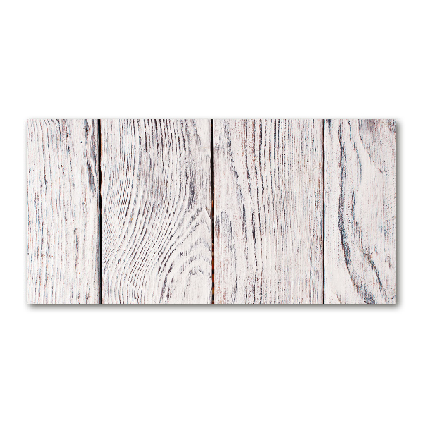 Glasbild Holzwand