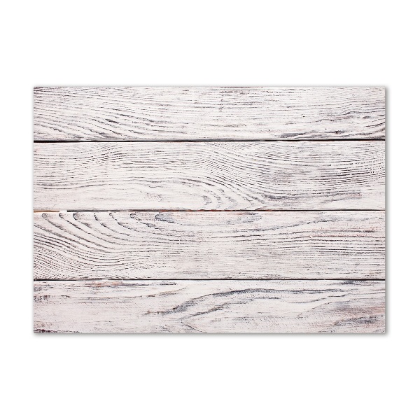Glasbild Holzwand