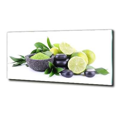 Glasbild Kalke und Steine