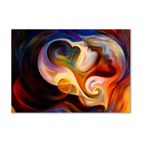 Foto glasbild Abstraktion