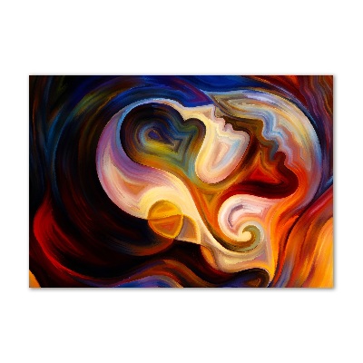 Foto glasbild Abstraktion