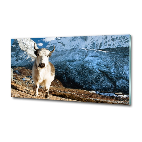 Foto glasbild Wie Berge