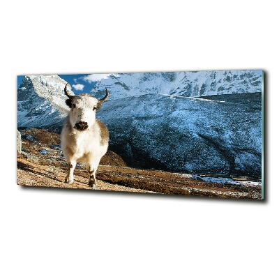 Foto glasbild Wie Berge