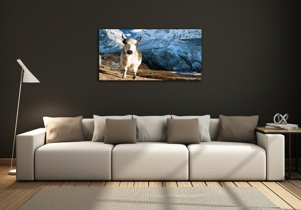 Foto glasbild Wie Berge