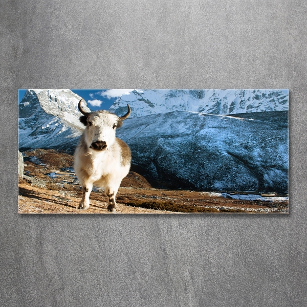 Foto glasbild Wie Berge