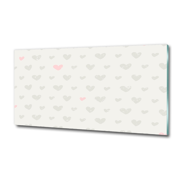 Bild auf glas Herz-Hintergrund