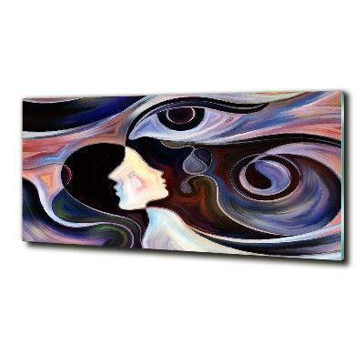 Bild auf glas Abstraktion