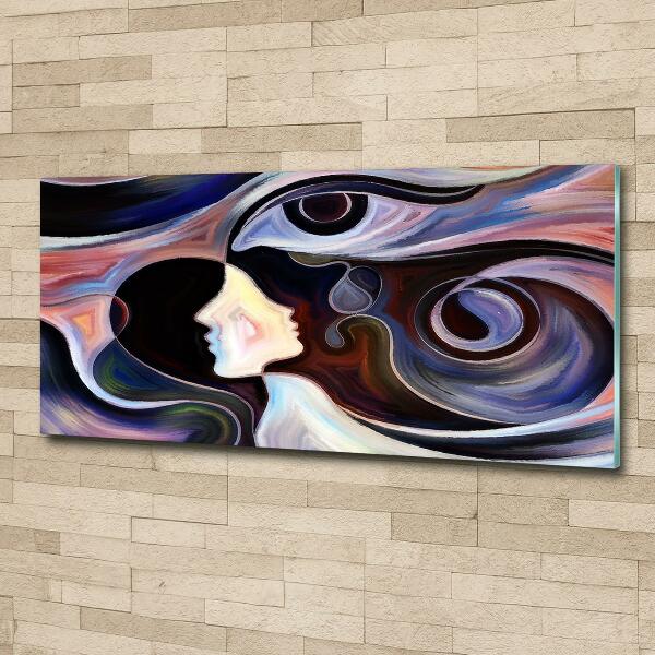 Bild auf glas Abstraktion