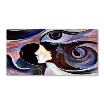 Bild auf glas Abstraktion