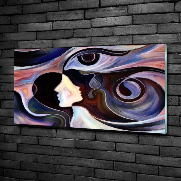 Bild auf glas Abstraktion