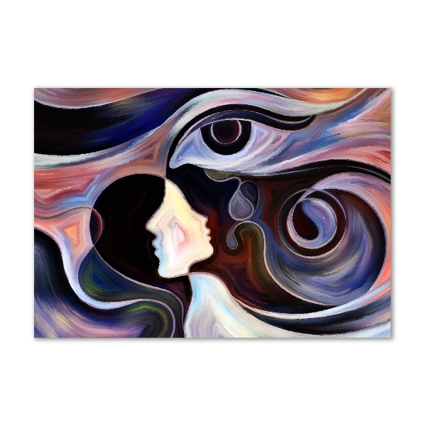 Bild auf glas Abstraktion