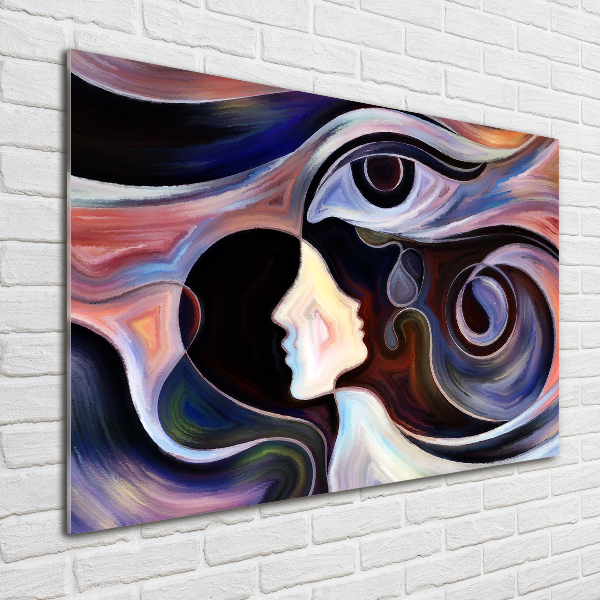 Bild auf glas Abstraktion