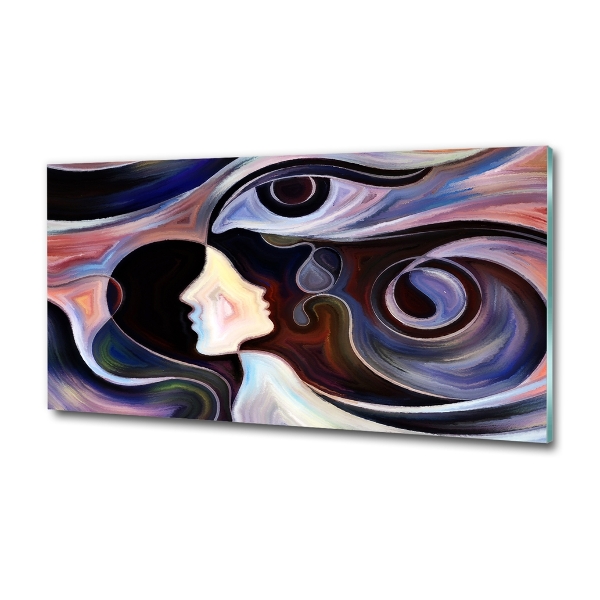 Bild auf glas Abstraktion