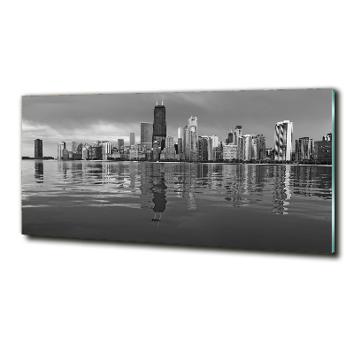 Glasbild Chicago