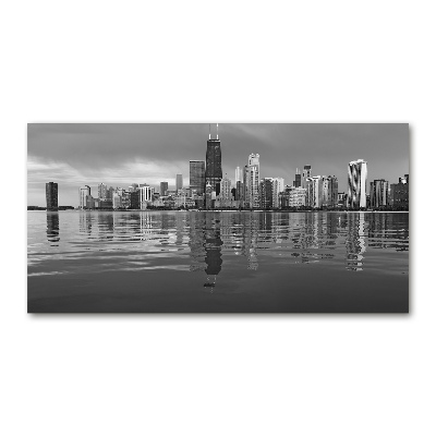Glasbild Chicago