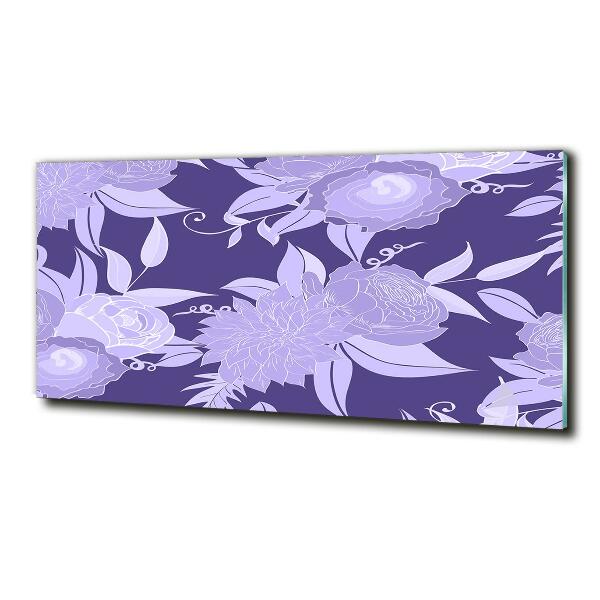 Bild auf glas Blumenmuster